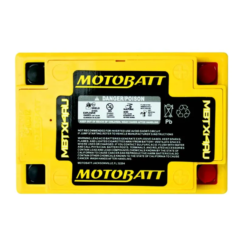 Batterie moto 4 ples 16,5Ah MBTX14AU | Motobatt
