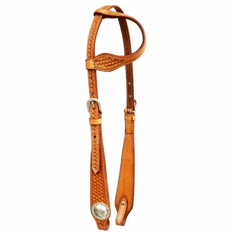 Bridon western 1 oreille Basket concho | Horse Liberty