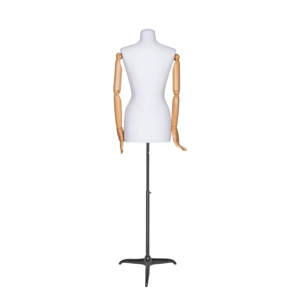 Buste femme blanc couture