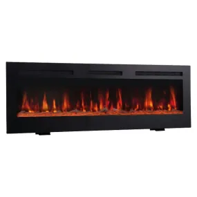 KAMINIO cheminée électrique MARLON 55&quot; noir avec chauffage EF02-55 acheter à bas prix 