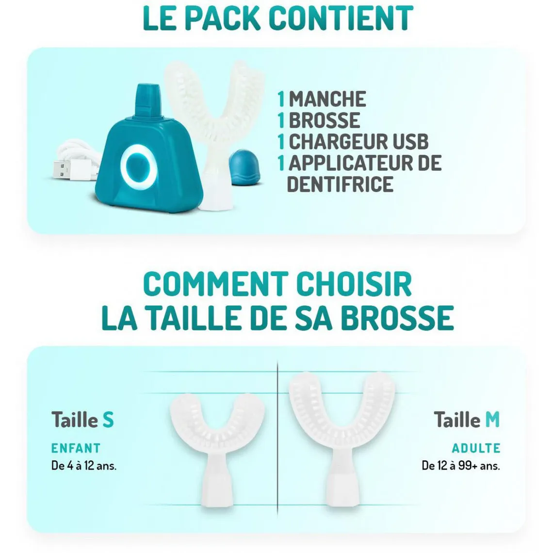 Pack Start Adulte - Brosse à dents taille M (+12 ans) | 3 Suisses