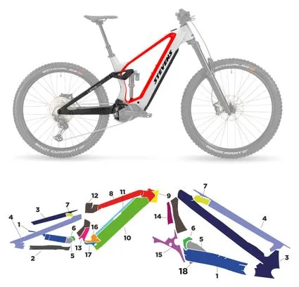 Stevens Bikes - E-Inception - 2021 - 18  - Mat