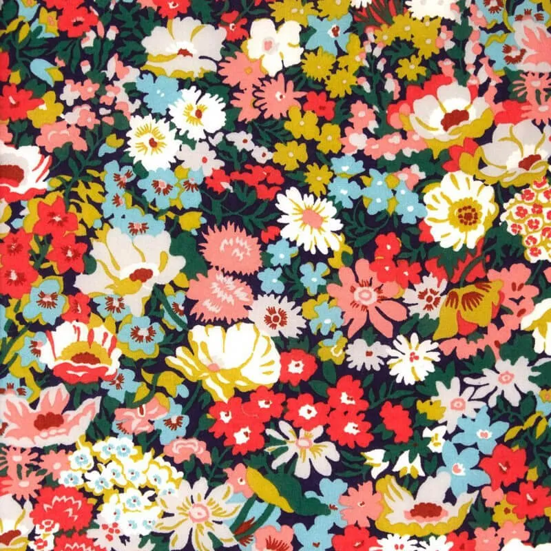 Tissu Liberty Thorpe Multicouleurs - oeko tex