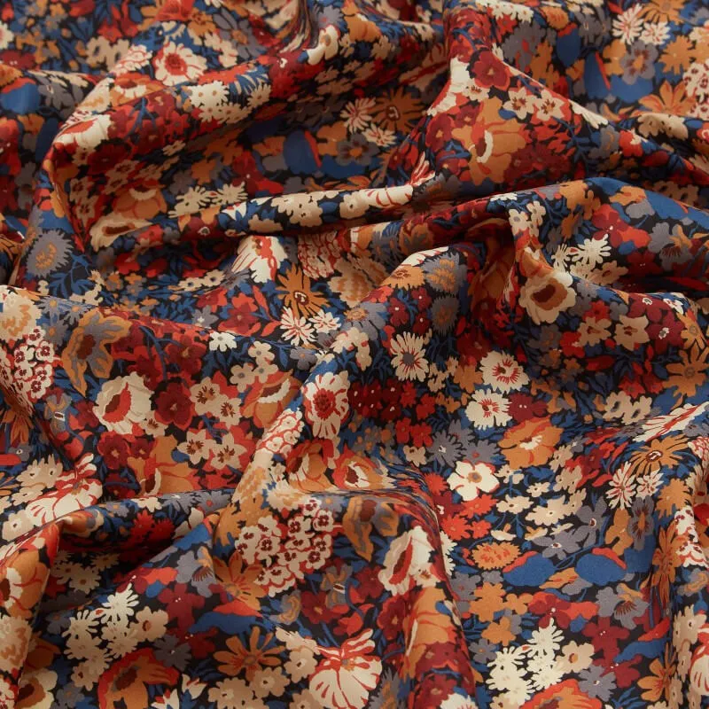 Tissu Liberty Thorpe Rouille - oeko tex