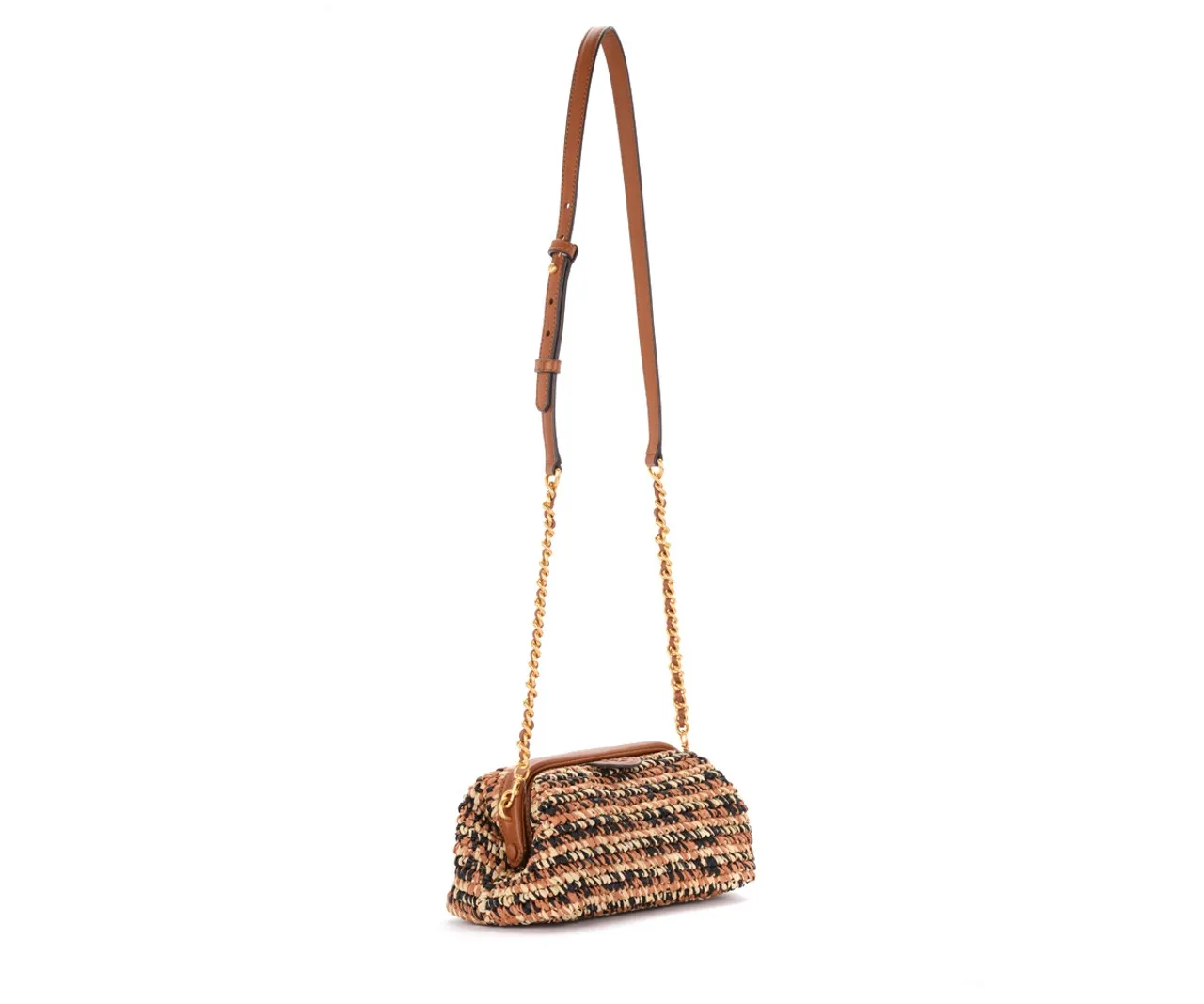 Tory Burch Sac à bandoulière Fleming en raphia