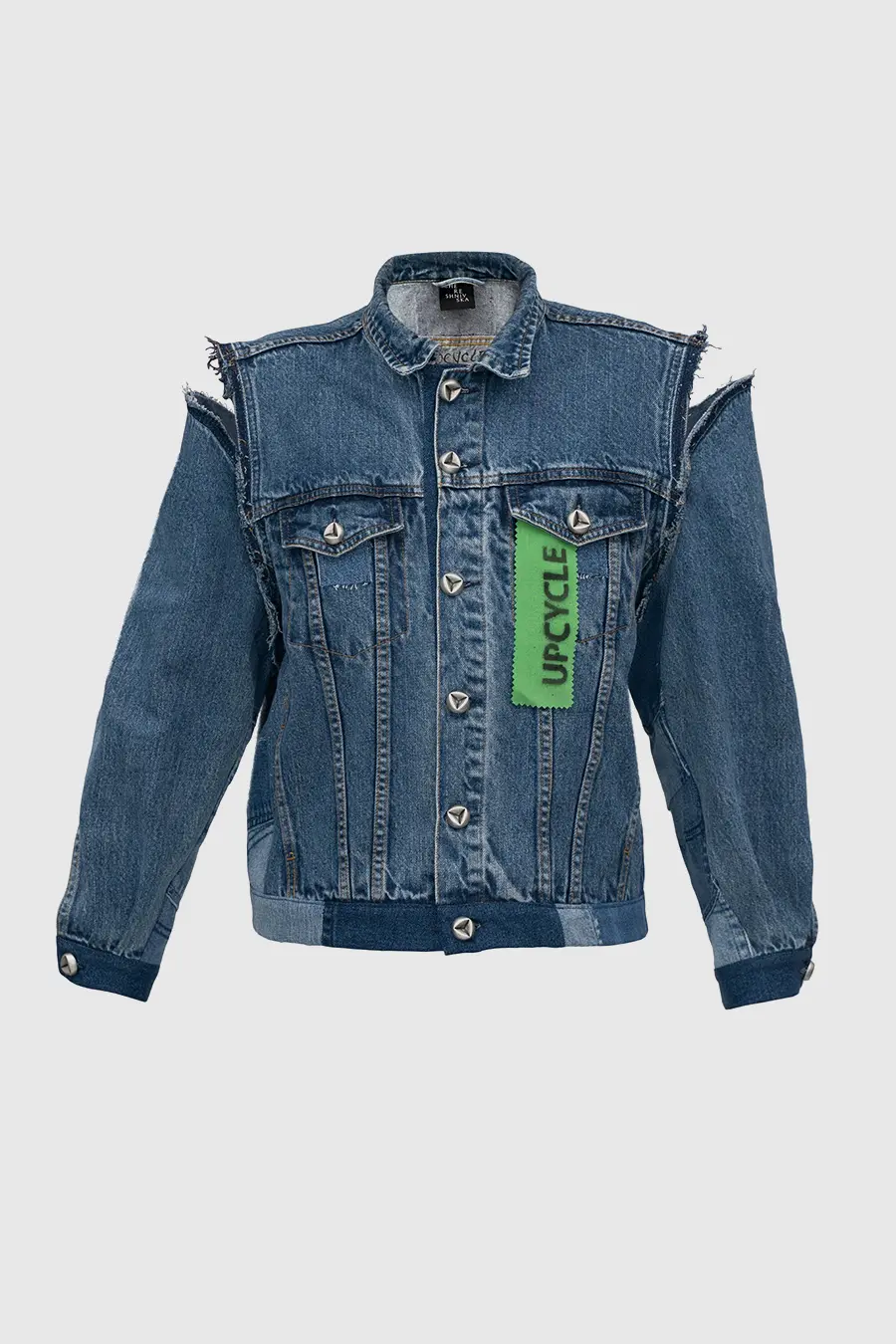 Veste en jean dechirée